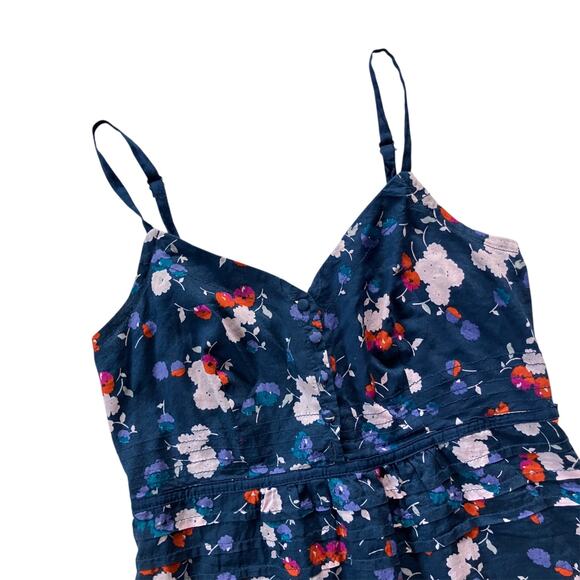 American Eagle Floral Ruffle Hem Sundress - Size 4 - Picture 2 of 6